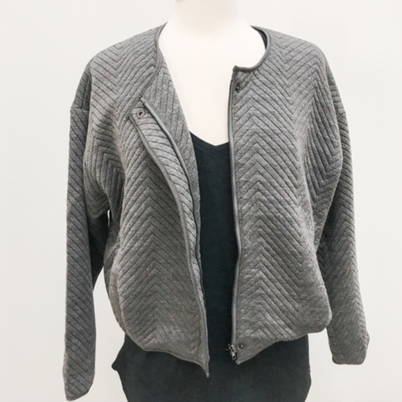 Line & Dot Bomber Jacket by Anthropologie - Picture 4 of 8